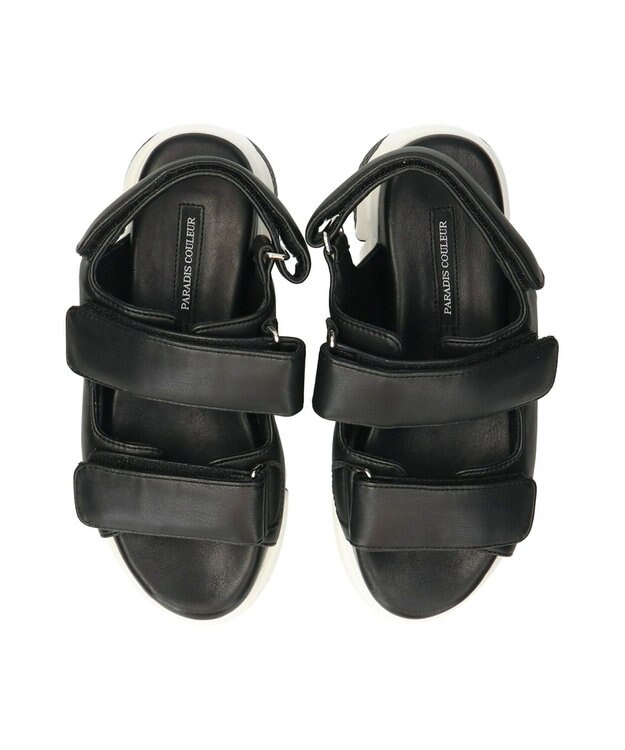 Bridget Birkin 【PARADIS COULEUR】パフィーベルトサンダル ブラック