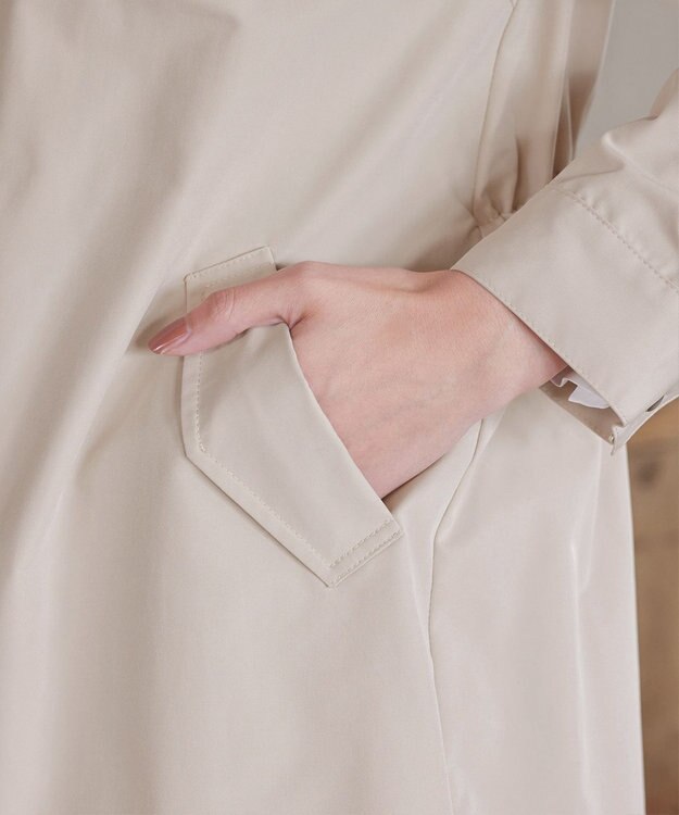 Tiaclasse 【新色追加・洗える・撥水】ドロストマウンテンパーカー ライトベージュ