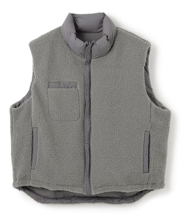 UNFILO MENS ウォーム ライトムーブ リバーシブルベスト [24年秋冬商品] グレー