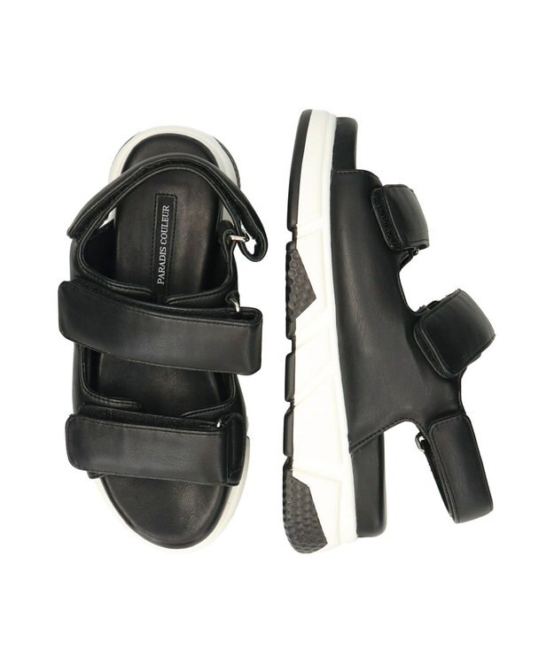 Bridget Birkin 【PARADIS COULEUR】パフィーベルトサンダル ブラック