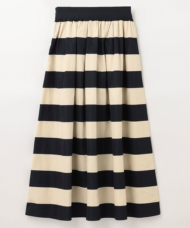 NAVE 【Nave　洗える】ボーダースカート ブラック系1