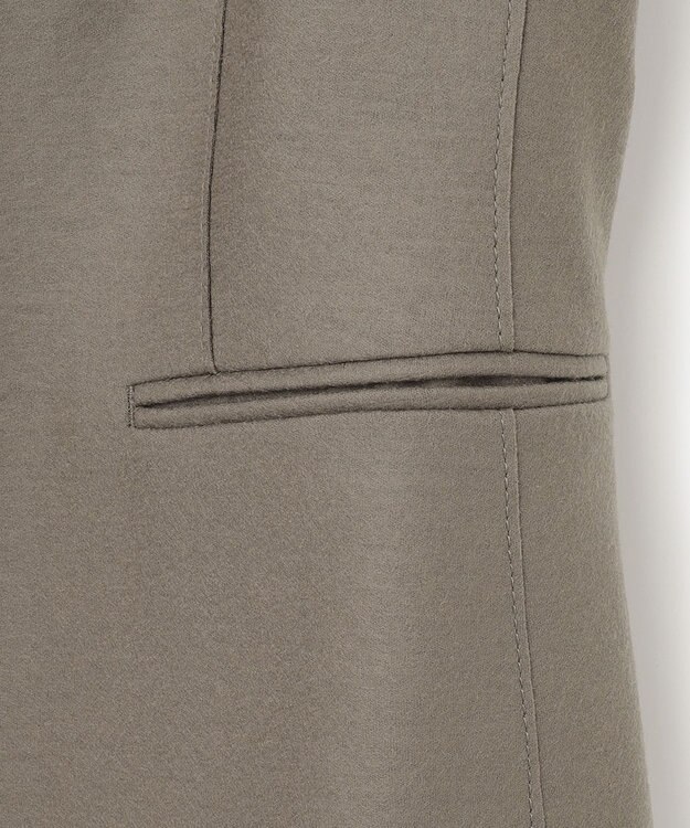 BEIGE， CORBY / ノーカラージャケット Taupe