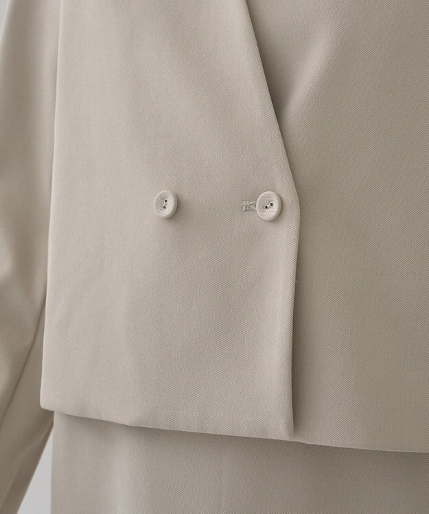 YECCA VECCA 【2点SET】ショートジャケットセットキャミワンピース Light Beige