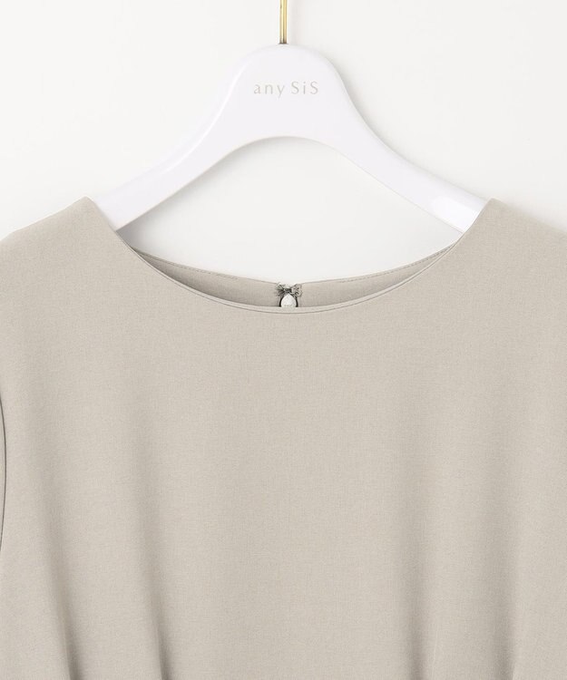 ANY SIS L 【UVカット / 接触冷感 / 吸水速乾】スマートビューティストレッチ ワンピース グレージュ