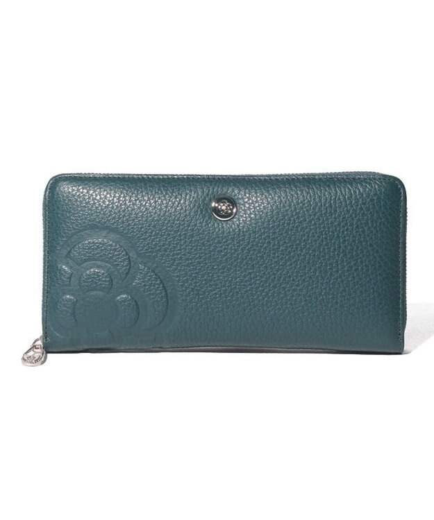 CLATHAS ラデュレII ラウンドファスナー長財布 グリーン