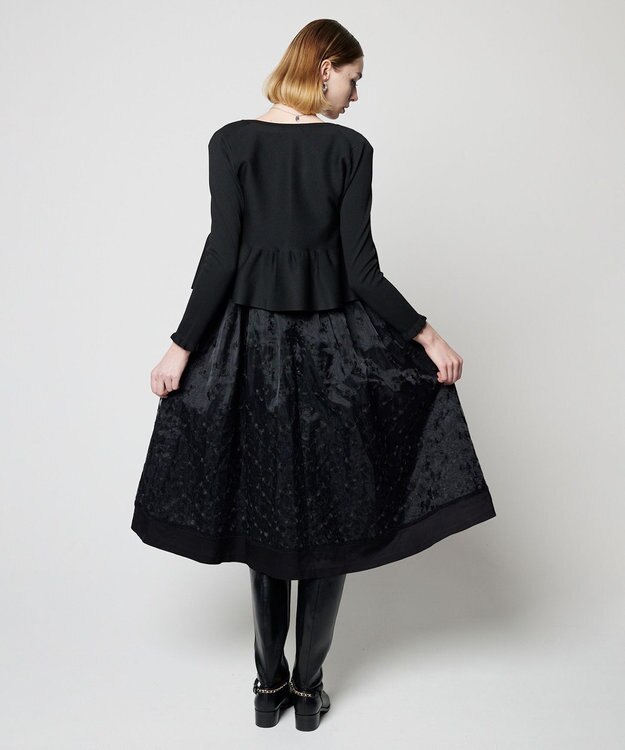 TOCCA 【洗える！】GARDEN DEW カーディガン ブラック系