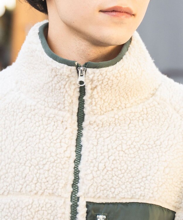 WEGO ボアブルゾン ベージュ