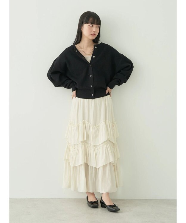 earth music&ecology ２ＷＡＹネックリブタンクトップ Beige