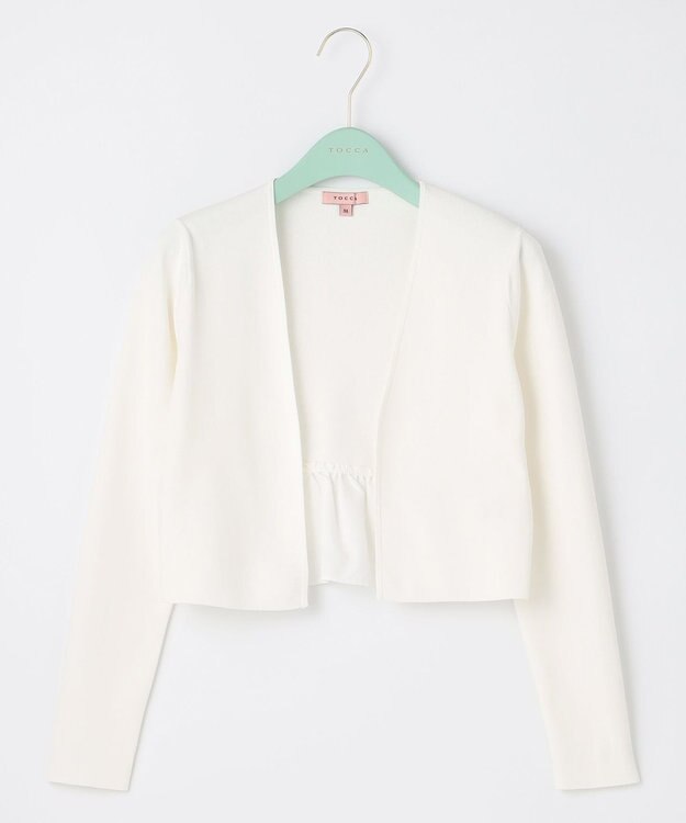 TOCCA 【洗える！】WAVE ボレロ アイボリー系