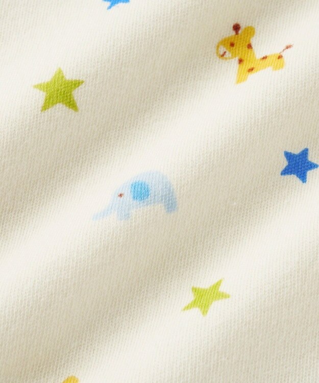 MIKI HOUSE HOT BISCUITS 【70-90cm】 長袖ボディシャツ２枚セット(かぶり仕様) サックス