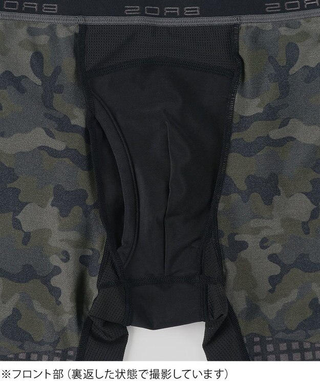 WACOAL MEN 【クロスウォーカー】 はいて歩いてカロリー消費アップをめざそう！ ムレ軽減設計 ロング丈 前開き GX6006 /ブロス バイ ワコールメン カカオ