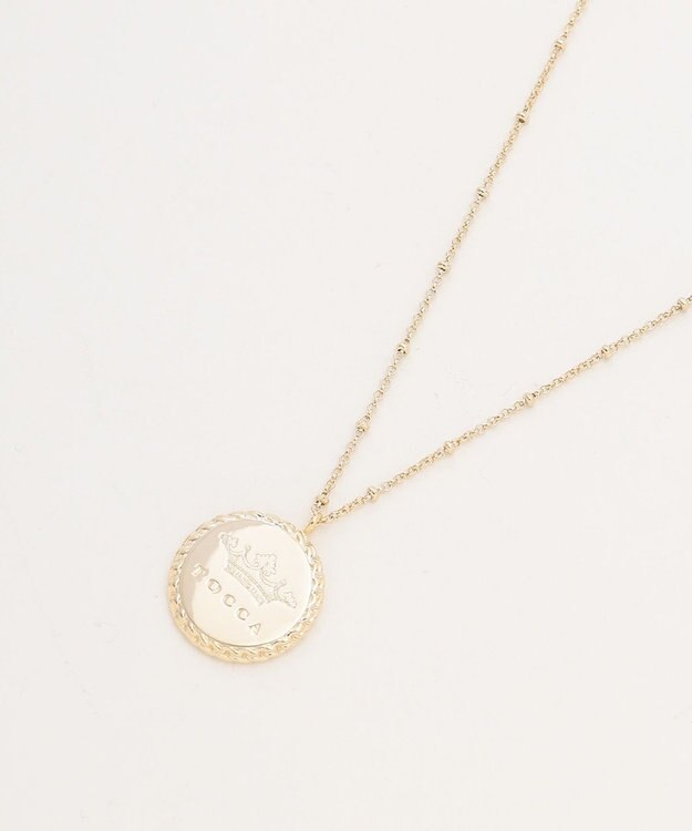 TOCCA LOGO COIN NECKLACE ネックレス ゴールド系