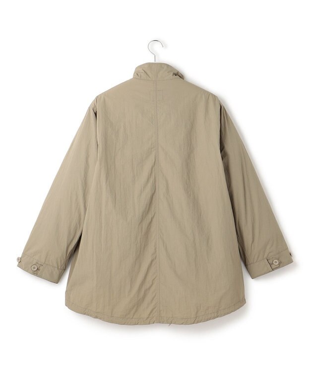 J.PRESS YORK STREET 【UNISEX】ナイロンワッシャーショートモッズコート ベージュ系