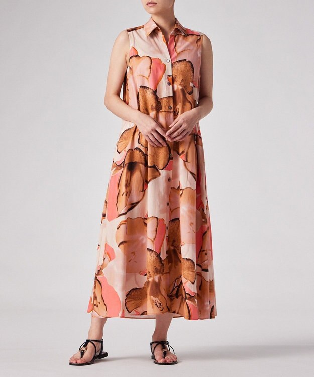 Paul Smith Peper Cut Out ノースリーブ シャツワンピース ピンク