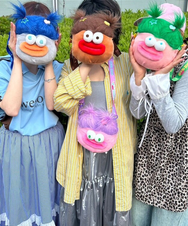 WEGO ギャルモンスターポシェット ブルー