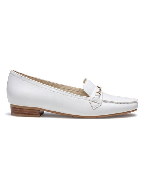 REGAL FOOT COMMUNITY 【リーガルレディース】F60N ビット付きモカシンシューズ フラットシューズ アイボリー