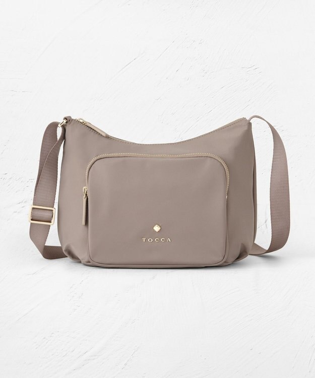TOCCA 【八木アリサさん着用】OPENING SENSE NYLONBAG ショルダーバッグ ベージュ系