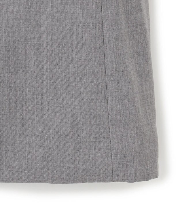 ICB 【洗える・リバーシブル着用可】T/Wツイルキルト リバーシブル パディング ジレ ライトグレー系