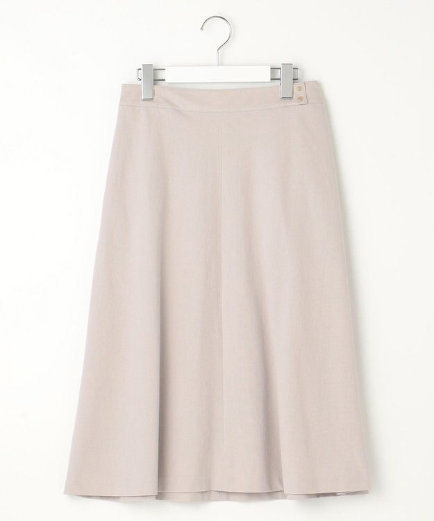 J.PRESS LADIES L 【洗える・セットアップ対応】Tricot フレア スカート グレージュ系