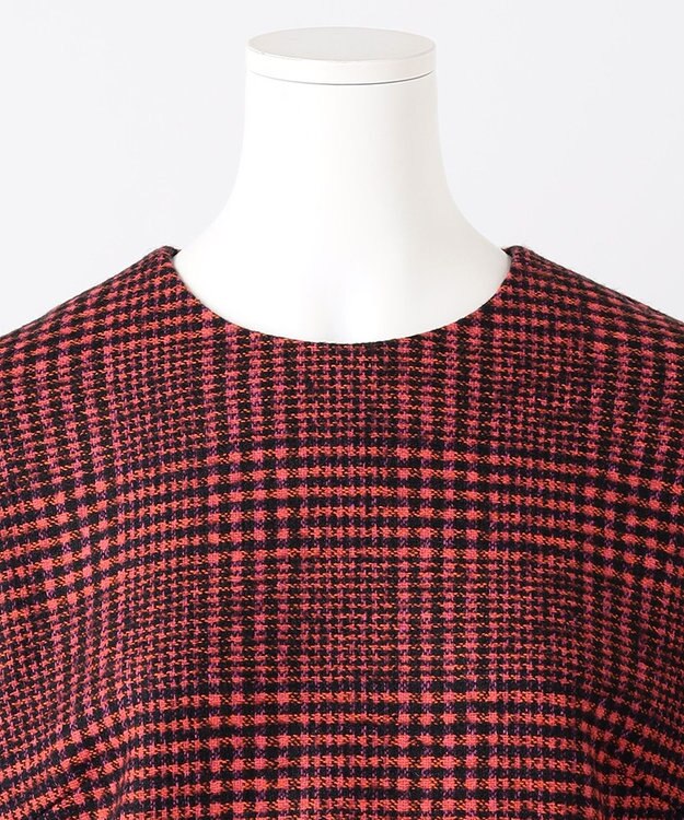 23区 【R(アール)】MANTECOツイード ペプラムトップス ピンク系