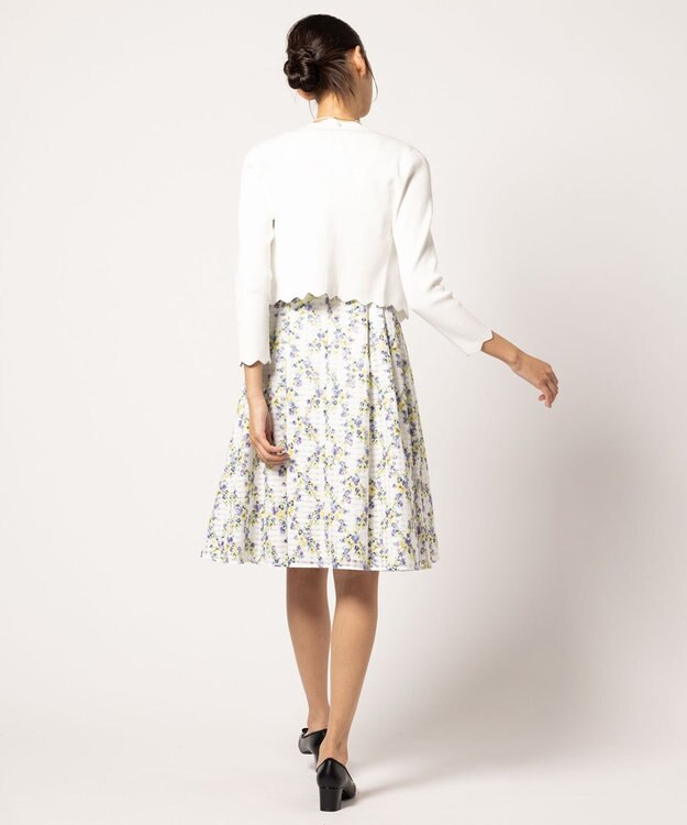 TOCCA ZIGZAG KNIT カーディガン オフ系