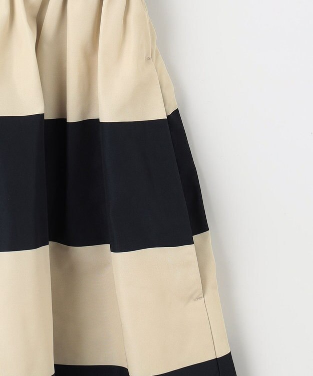 NAVE 【Nave　洗える】ボーダースカート ブラック系1