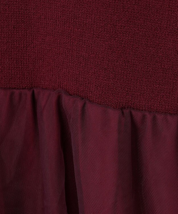 ANY SIS 【2SET】チュールインナー ツイン ボルドー