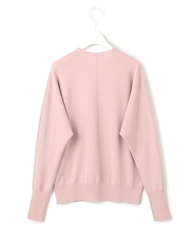 ICB L 【洗える】シンセティックハイゲージ Vネックニット ピンク系⁅WEB限定]