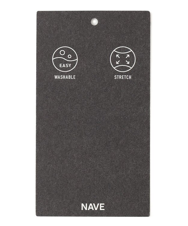 NAVE 【ReNAVE・洗える】4タックワイドパンツ グレー系