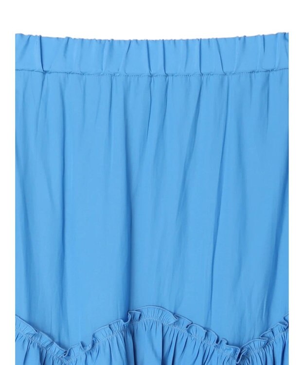 earth music&ecology ランダムティアードボリュームスカート Blue