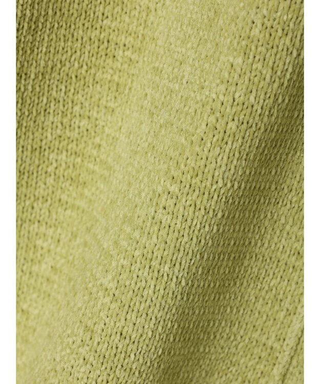 CRAFT STANDARD BOUTIQUE 洗えるコードモールＶネックプルオーバー Lime Green