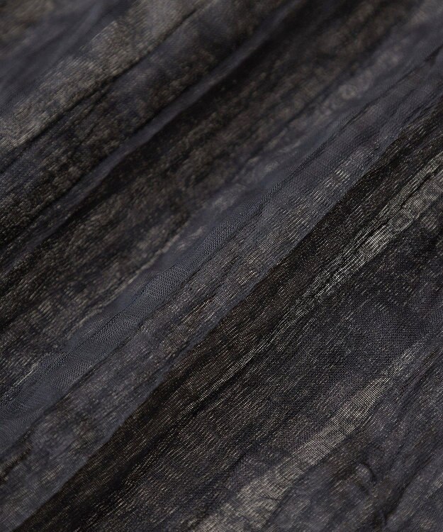 Green Parks シアーワッシャーロングスリーブシャツ Black