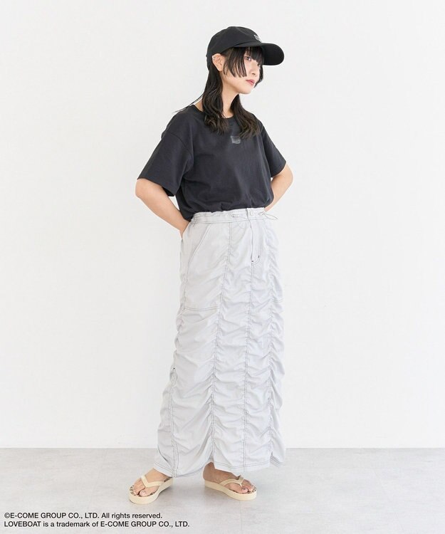 Green Parks ■ＬＯＶＥＢＯＡＴ　ロゴラメｐｔＴＥＥ Black