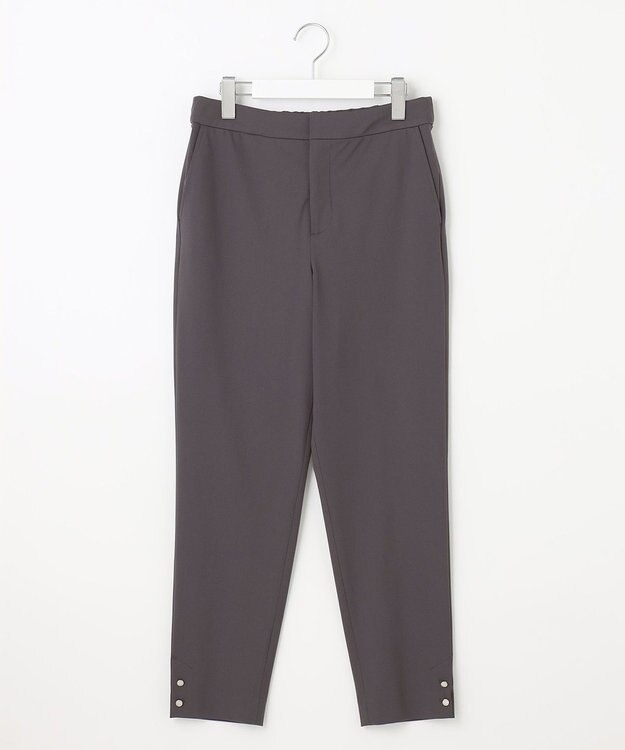 J.PRESS LADIES 【洗える】コンジュンク トリコットツイル パンツ グレー系