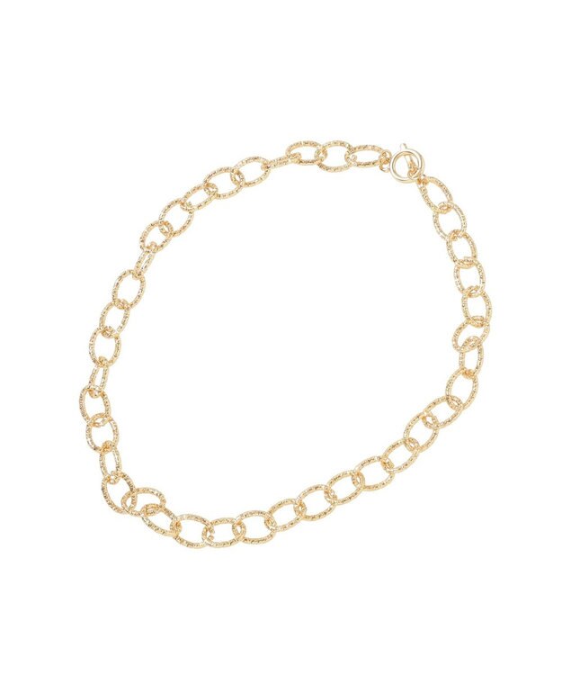 earth music&ecology ジグザグチェーンマンテルネックレス Gold