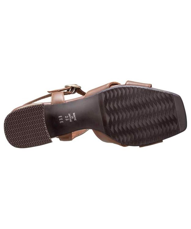 REGAL FOOT COMMUNITY 【ビューフィット】A68Y ストラップサンダル ブラウン