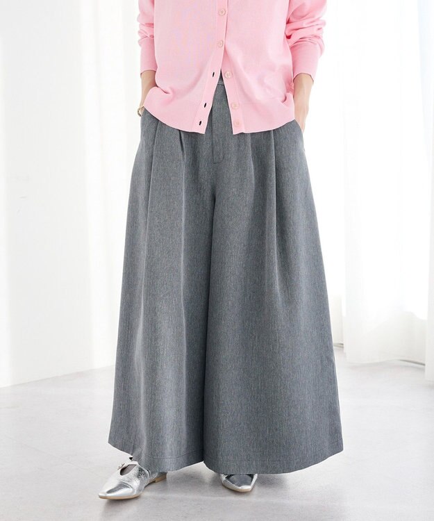 CRAFT STANDARD BOUTIQUE スカーチョワイドパンツ Gray Mixture