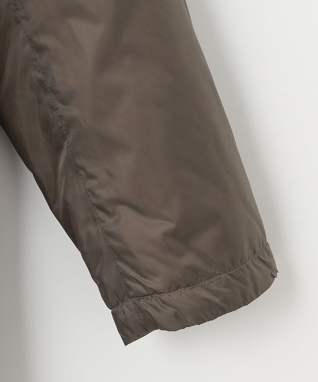 自由区 【洗える/リバーシブル】ブライトキルト リバーシブルコート カーキ系