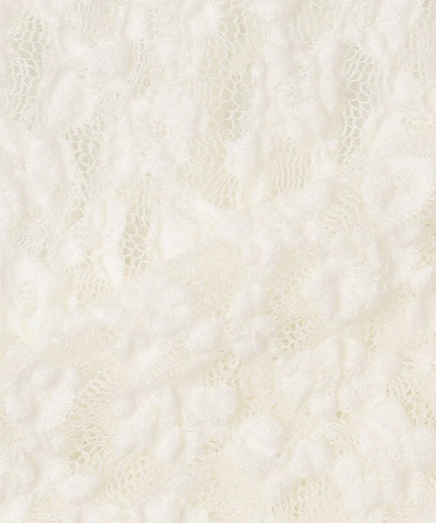 #Newans タートルネックレースブラウス ホワイト