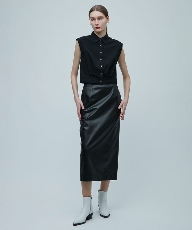 BEIGE， GABRIEL / ショートレングス ブラウス Black