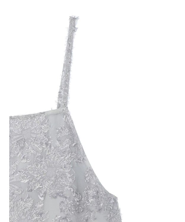 earth music&ecology フラワージャガードキャミワンピース Gray