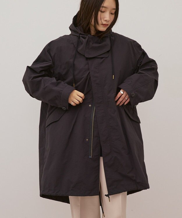 AMERICAN HOLIC 3WAYライナー付きモッズコート Black