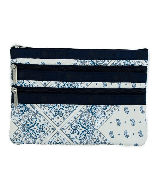 LeSportsac 3ZIP COSMETIC/バンダナブリーズ バンダナブリーズ