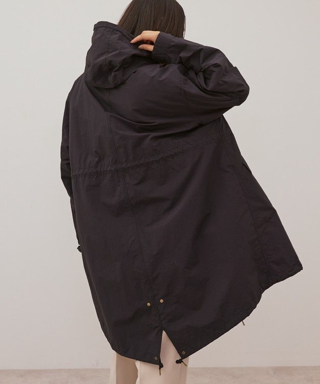 AMERICAN HOLIC 3WAYライナー付きモッズコート Black