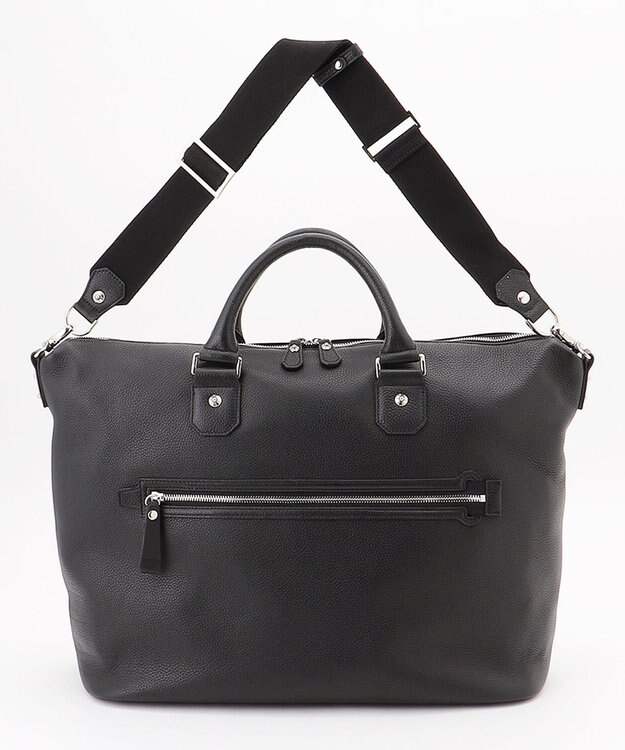 JOSEPH HOMME 【LEON 掲載】オールレザーシュリンク　BOSTON BAG ブラック系