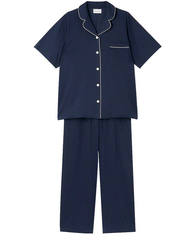 une nana cool 綿混コットンリネン天竺 半袖パジャマ KO