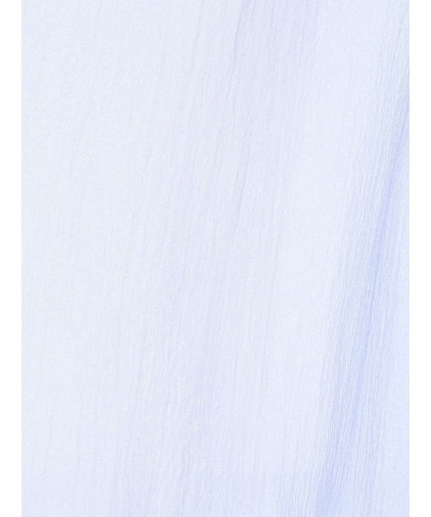 earth music&ecology シアーリボンシャツ Blue