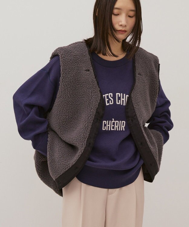 AMERICAN HOLIC 3WAYライナー付きモッズコート Black