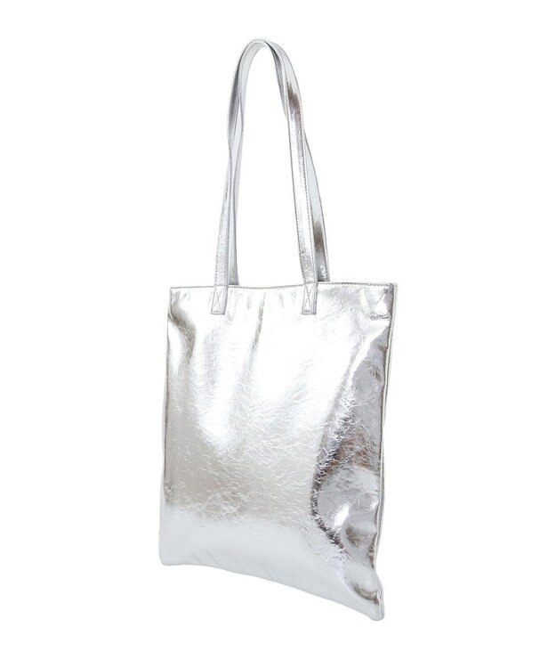AMERICAN HOLIC メタリックトートBAG Silver