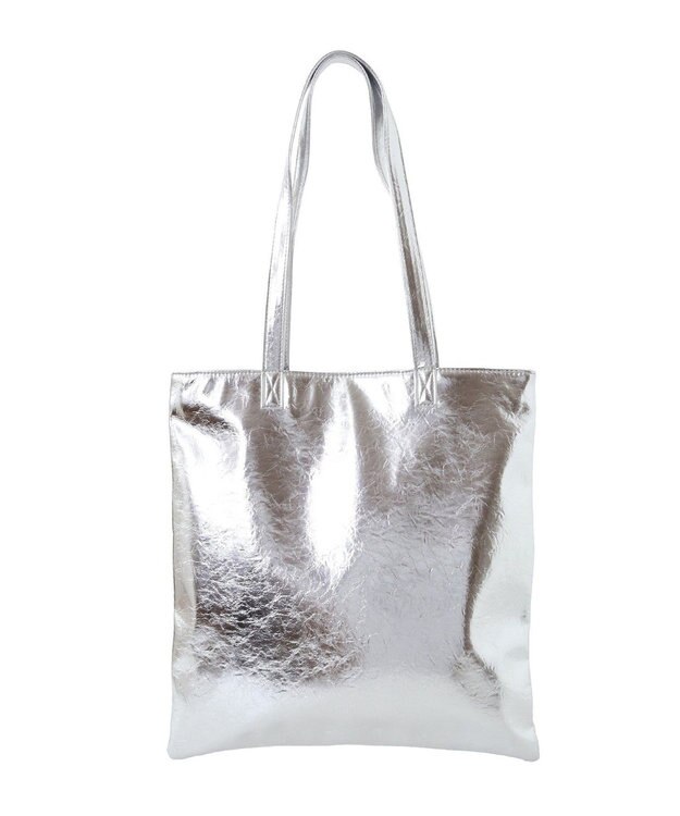 AMERICAN HOLIC メタリックトートBAG Silver